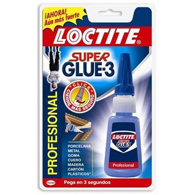 Loctite Glue3 Profesional pegamento universal triple adhesivo para uso intensivo 3 20g 20gr 20