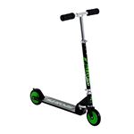 Patinete para Niños Scooter de Evolución Plegable Manillar Ajustable Marco Aluminio Ligero y Estable Carga 50kg Verde - 70x34x70-84cm