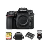 Nikon D7500 Body + SD 64Go + Bolsa + EN-EL15A Battery + SB700 Speedlight Negro