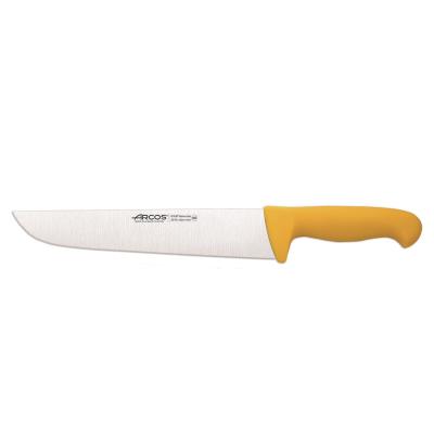 Cuchillo De Carnicero Arcos Colour De Acero Inoxidable Y Mango Ergonómico - Amarillo