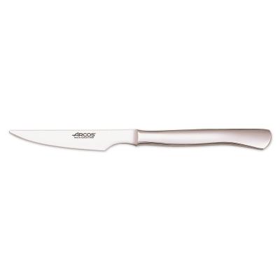 Cuchillo Chuletero Arcos De Mesa 376500 Monoblock De Una Pieza De Acero Inoxidable Hoja De 11 Cm En Caja