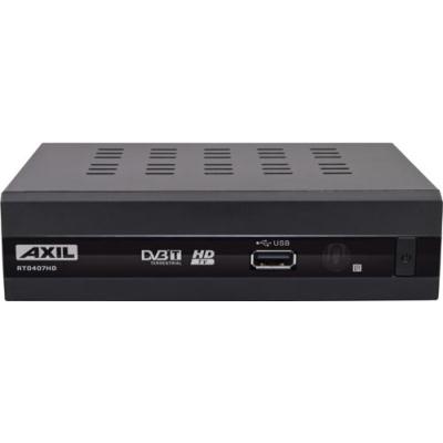 Receptor TDT Axil RT0407HD Alta Definición HD PVR Grabador Full HD MKV