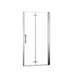 Mamparas de Ducha Puerta Plegable Cristal 6mm Antical 120x185cm