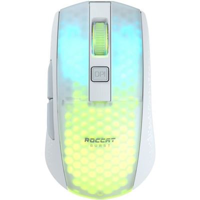 Ratón para juegos Inalámbrico ROCCAT Burst Pro Air White Blanco