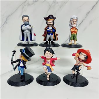 Set de 6 piezas Figura One Piece 11cm - Merchandising TV