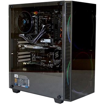 PC Gaming Sobremesa DeepGaming Haako (Ryzen 7-3700X, 32GB RAM, 250GB SSD NVMe, 2TB HDD, GTX1650) W10 Pro Preinstalado
