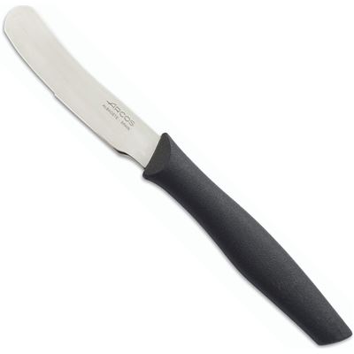 Cuchillo Mantequilla Arcos Nova Negro Hoja 70 Mm