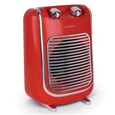 Calefactor Eléctrico De Baño Thomson Vintage Thsf2017r 2000w Rojo
