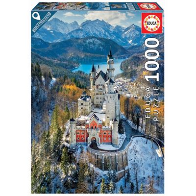 Puzzle Educa 1000 drone castillo neuschwanstein edad 12 años piezas desde