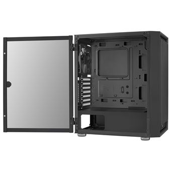 ducha ajustar Cubeta Caja PC ATX Aerocool GRAPHITEV1, Cristal Templado, Panel Frontal Mesh,  Negro - Caja PC - Los mejores precios | Fnac