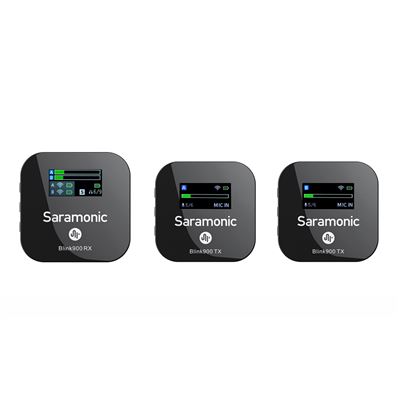 Sistema De Microfonía Inalámbrico Saramonic Blink900 B2 Dual Channel Wireless