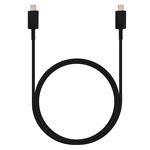 Cable de USB-C a USB-C 100 W Negro original Samsung carga y sincronización 1m