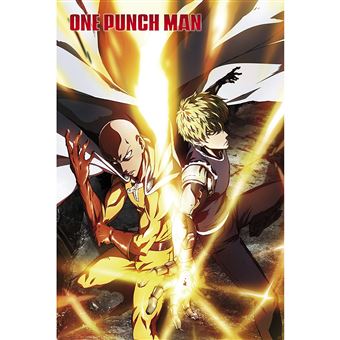 Póster One punch man ""saitama & genos"" - (91.5x61) - 1