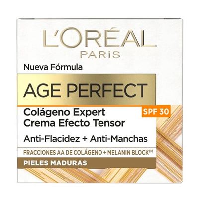 Crema Facial Antiedad De Día Antiflacidez Y Antimanchas L´oreal Paris Age Perfect Colágeno Expert Spf30 50ml