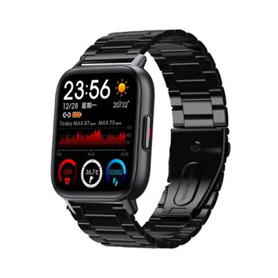 Smartwatch Qs16 Pro 1.69"" Acero Negro Grueso
