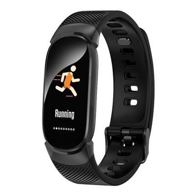 Smartwatch Oem Qw16 0.96 '', Reloj + Alarma Negro