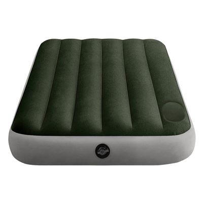 Colchón hinchable 1 plaza con bomba de pie Fiber-Tech Downy Intex