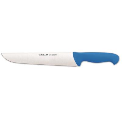 Cuchillo De Carnicero Arcos Colour - Prof 291823 De Acero Inoxidable Y Mango Ergonómico - Azul