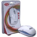 Mouse Optico USB 3free Mcm101/Wb Diseño Blanco Azul