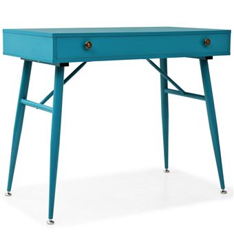 Escritorio vidaXL, cajón 90x50x76,5 cm Verde antiguo