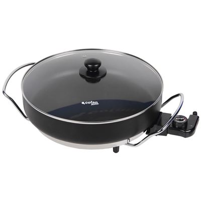 Sartén Eléctrica Cofan Belice 1500 W Base De Acero Con Revestimiento Adherente 36cm