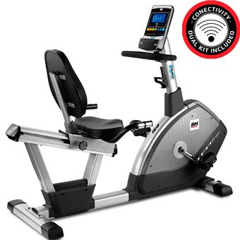 Bicicleta estatica magnetica Tfr ergo dual h650i volante de inercia de 12 kg, 12 programas, 5 perfiles,