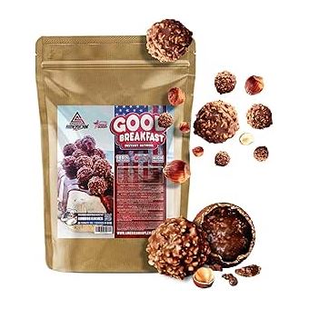 Harina de Avena 1 Kg - American Suplement - Ayuda para desarrollar masa muscular - Sabor Bombón Rocher - 1