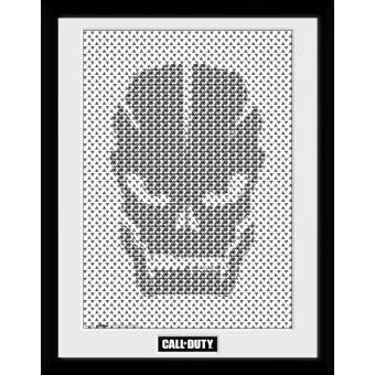 Fotografía enmarcada Call of Duty Skull Pattern 30x40 cm