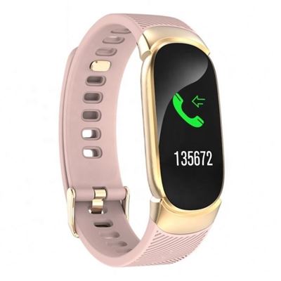 Smartwatch Oem Qw16 0.96 '', Reloj + Alarma Rosa