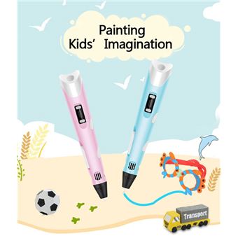 Bolígrafo 3D para niños Smartek 3150P con pantalla LED Rosa - Impresora 3D  - Los mejores precios