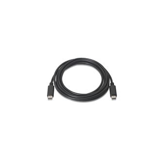 Cable USB 2.0 3A, tipo USB-C/M-USB-C/M, negro, 2m Nanocable - 1