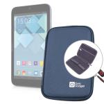 Funda Rígida Azul Para Alcatel One Touch Pixi 3 (7") | Pop 7 - Con Bolsillo De Red En Su Interior - Alta Calidad Por DURAGADGET