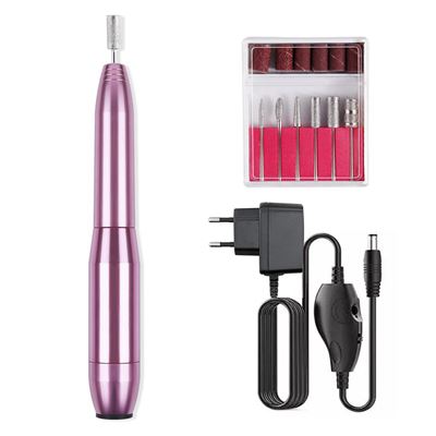 Pulidora De Uñas Dam De 12w Hasta 20.000rpm Velocidad Regulable Rosa