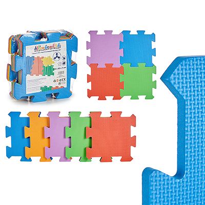 Puzzle almohadilla 9 piezas lisas32x32x1 cm. DAM Multicolor