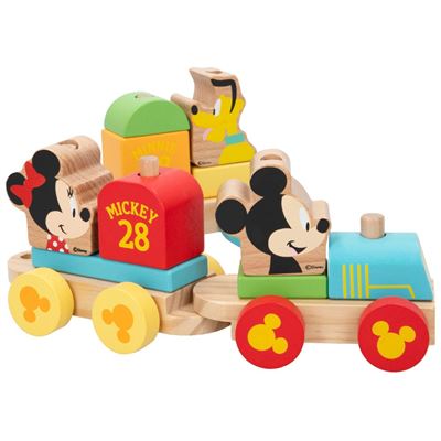 Tren De Madera Mickey Y Minnie Disney Baby By Woomax