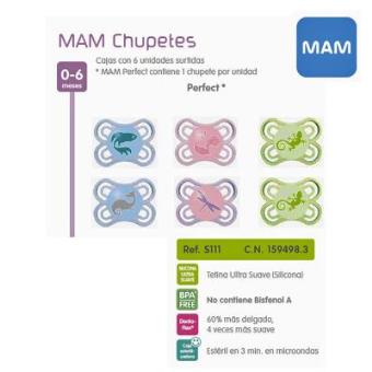 Chupete Perfect Silicona 0-6 Meses