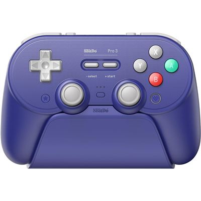 8Bitdo Morado Mando Inalámbrico Bluetooth Pro 3, Con Joysticks Tmr, Para Nintendo Switch/Switch 2, Windows, Android, Ios Y Pc. - Imagen 3