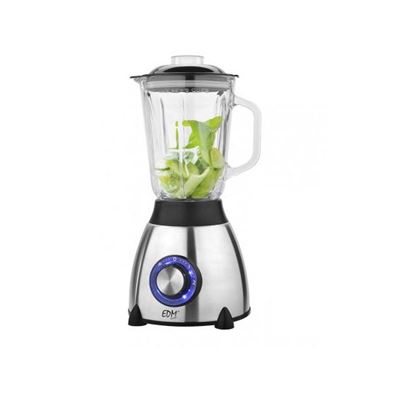 Batidora De Vaso Edm 550w Gris Y Negro