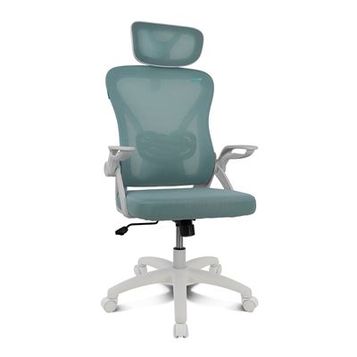 Silla Gaming Drift Gaming Drair35 – Reclinable 90-120°, Reposacabezas Y Reposabrazos Abatibles, Soporta Hasta 120 Kg, Turquesa-blanco