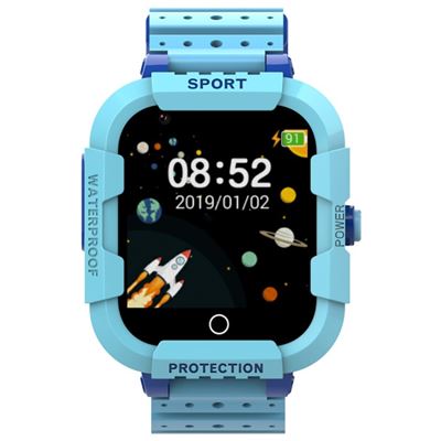 Smartwatch Df75 1.4"" 4g Gps Función Sos Azul