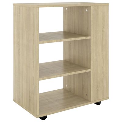 Vidaxl Armario Rodante Aglomerado Roble Sonoma 60X35x75cm