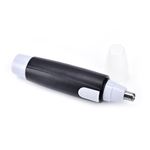 Maquina cortapelos nasal para nariz y orejas cortapelo Pila AAA Negra y Plata