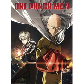 Póster One punch man ""saitama & genos"" (52x38) - 1