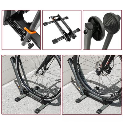 Soporte de suelo universal reforzado para bicicleta