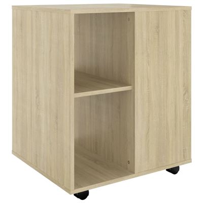 Vidaxl Armario Rodante Aglomerado Roble Sonoma 60X53x72cm