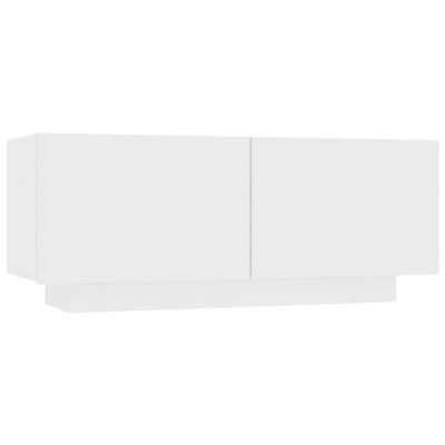 Vidaxl Blanco Mueble De Tv Aglomerado 100X35x40cm