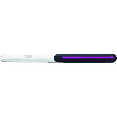 Cuchillo Mesa Arcos Negro Y Fucsia Hoja 100 Mm