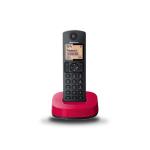 Teléfono Panasonic KX-TGC310SPR - Teléfono fijo digital (inalámbrico), rojo