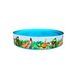 Piscina Hinchable Infantil Bestway Redonda Paredes PVC Dinosaurios 244x46 cm