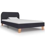 Cama Vidaxl 280866 tejido compatible con 90x200 cm estructura de tela gris